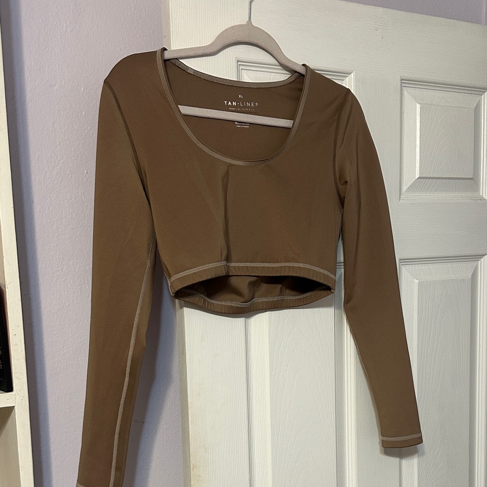 Shop Tan Lines Athleisure Crop Top